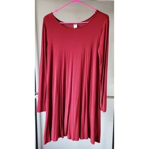 Womens long sleeve dress
